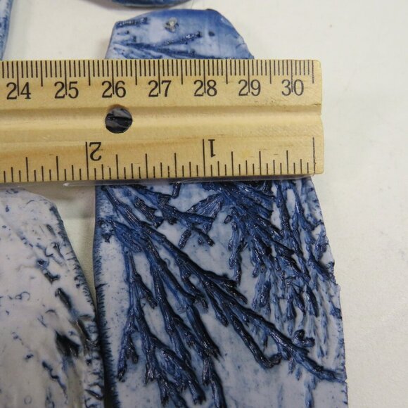 Dubois Pottery Blue Coastal Windchimes 21" long total authentic nautical design - Picture 7 of 13